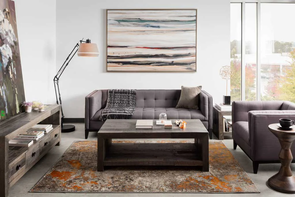 Vintage Coffee Table Gray - Image 5