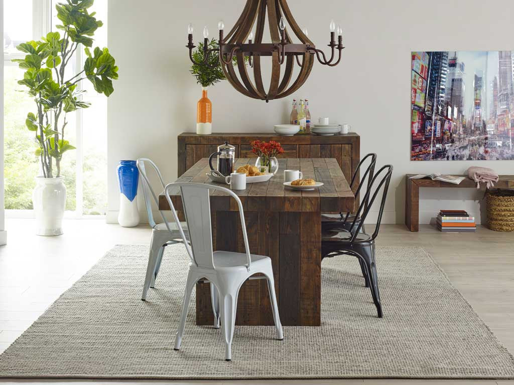 Vintage Dining Table Bright - Image 5