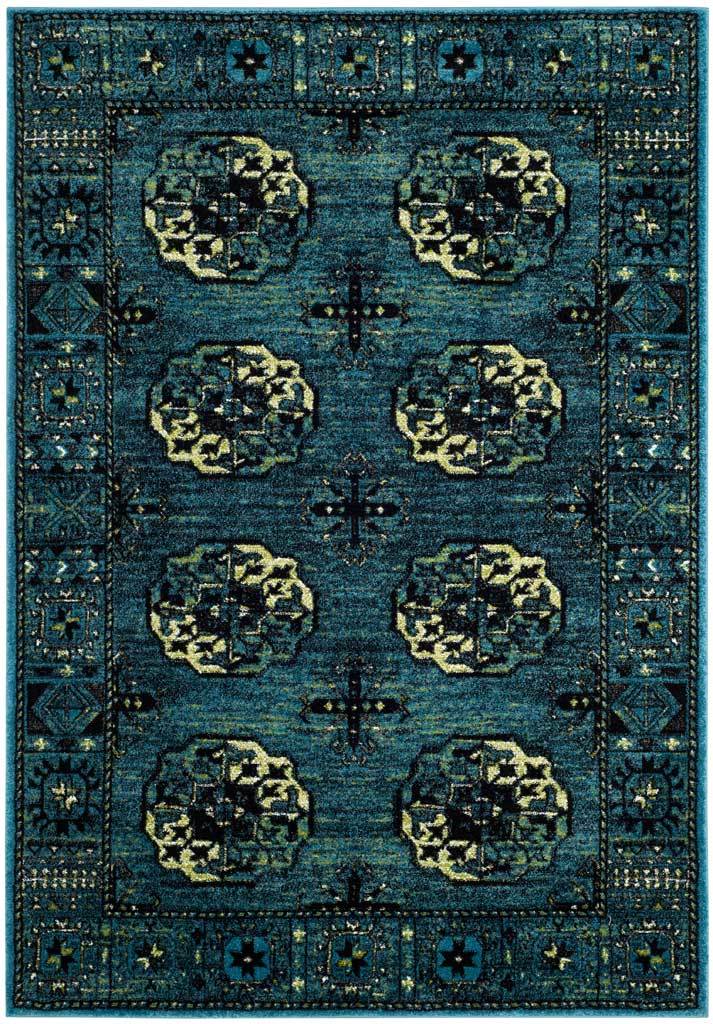 Vintage Hamadan Blue/Multi Area Rug - Image 3