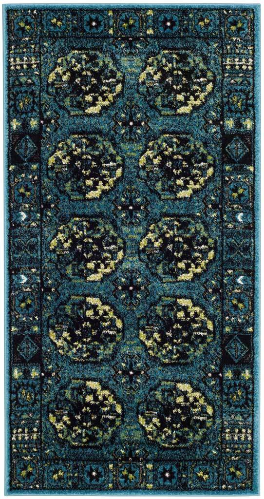 Vintage Hamadan Blue/Multi Area Rug - Image 4