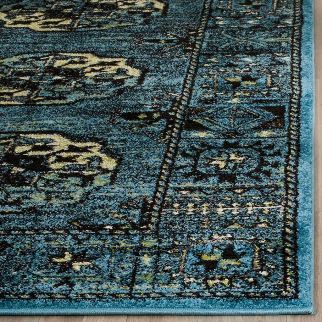Vintage Hamadan Blue/Multi Area Rug - Image 5