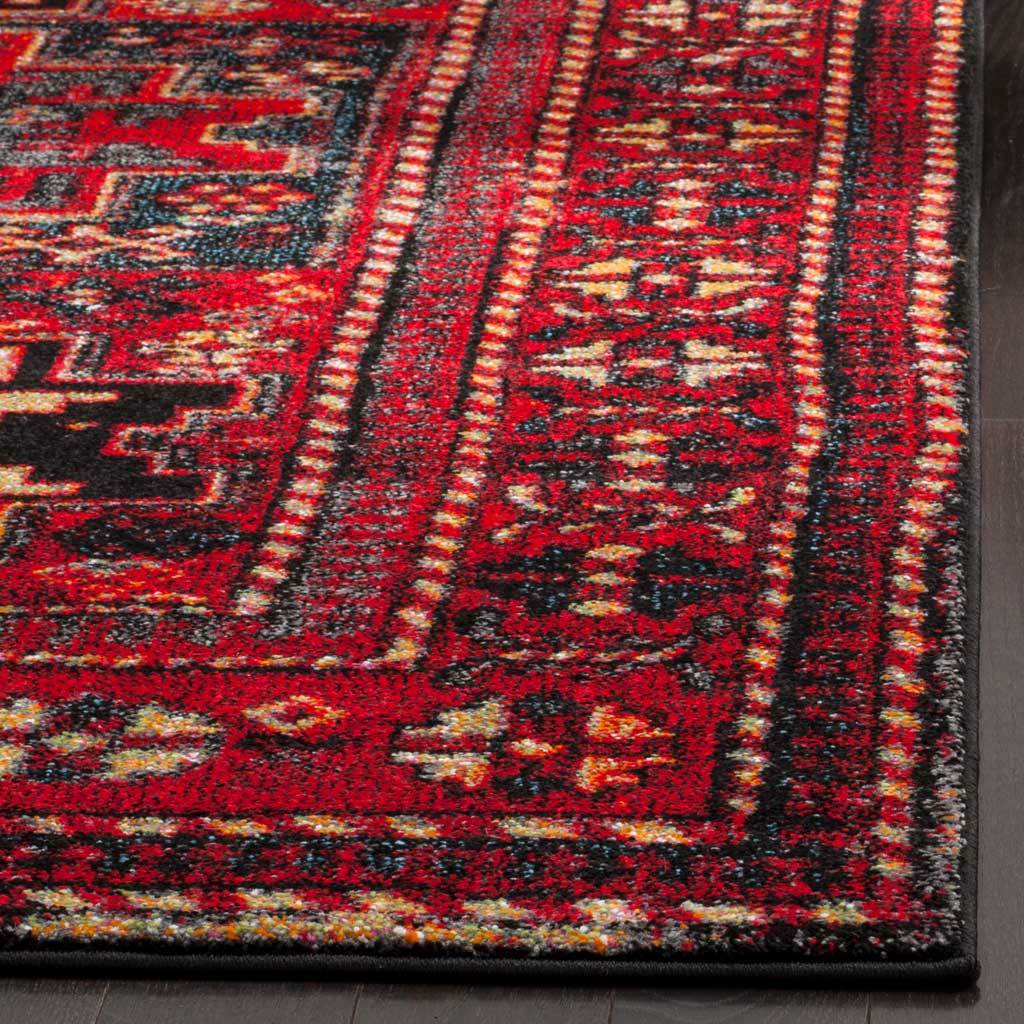 Vintage Hamadan Native Red/Multi Area Rug - Image 5