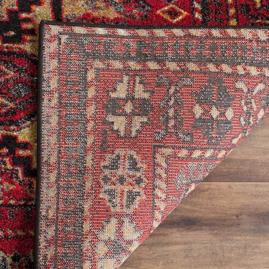 Vintage Hamadan Native Red/Multi Area Rug - Image 7
