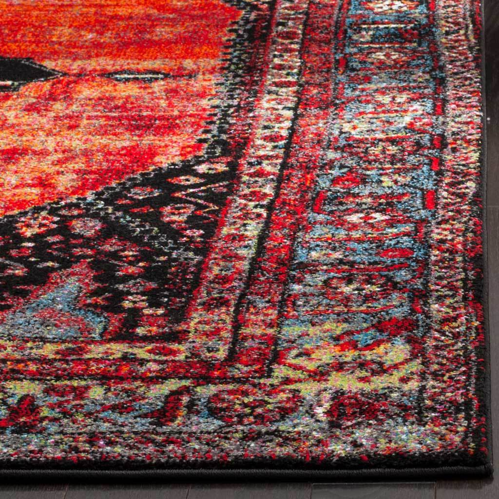 Vintage Hamadan Orange/Multi Area Rug - Image 6