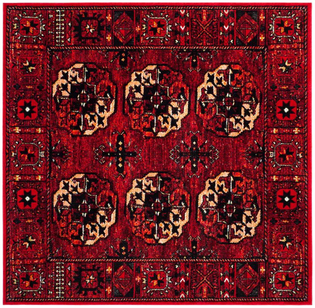 Vintage Hamadan Red/Multi Area Rug - Image 2