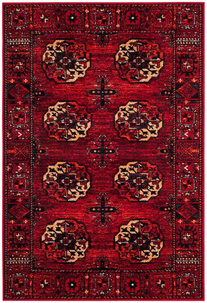 Vintage Hamadan Red/Multi Area Rug - Image 3