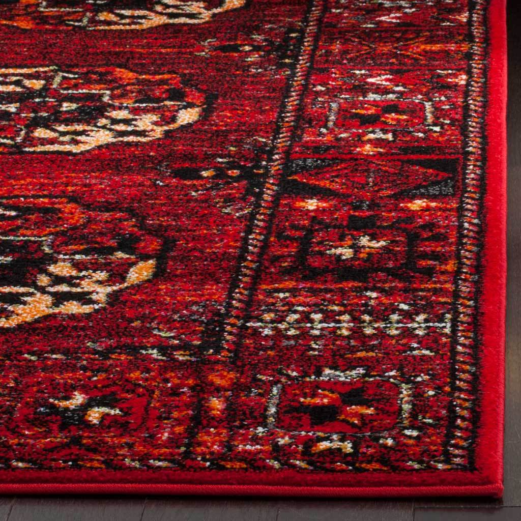 Vintage Hamadan Red/Multi Area Rug - Image 5