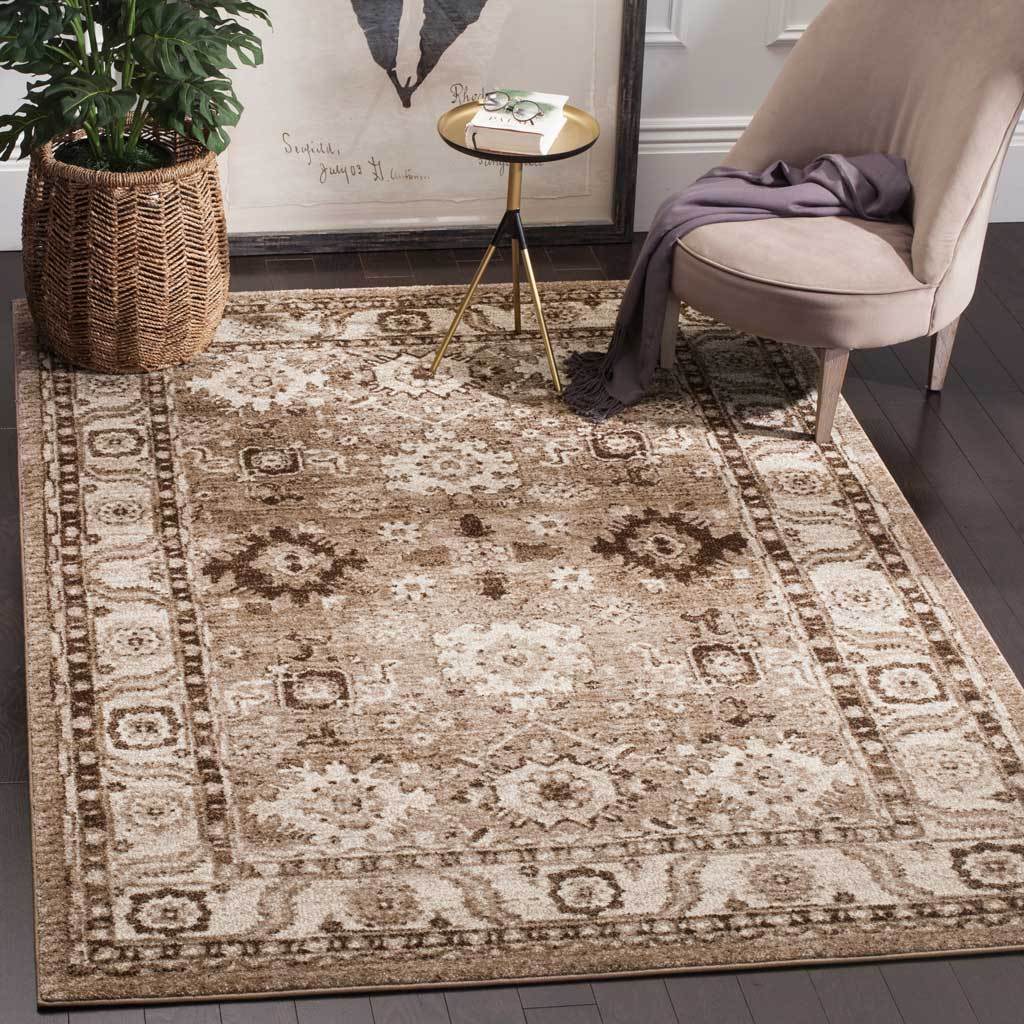 Vintage Hamadan Taupe Area Rug - Image 7