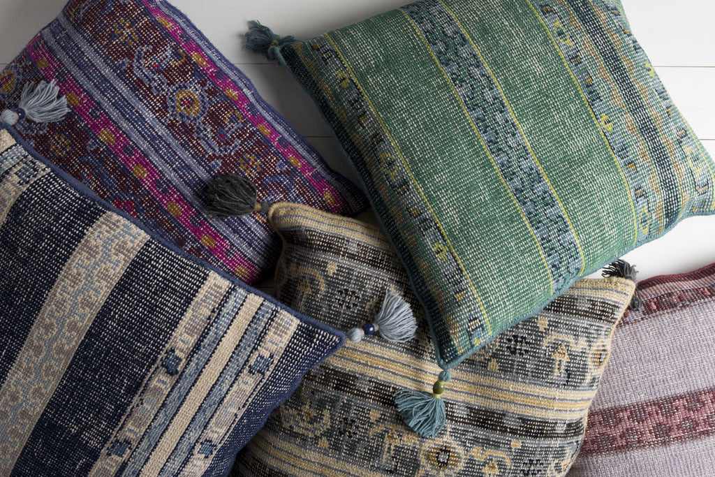 Vintage Heirloom Charcoal/Slate Pillow - Image 3