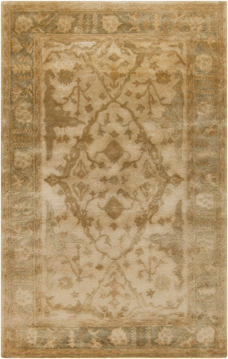 Vintage Ivory/Beige Area Rug - Image 2