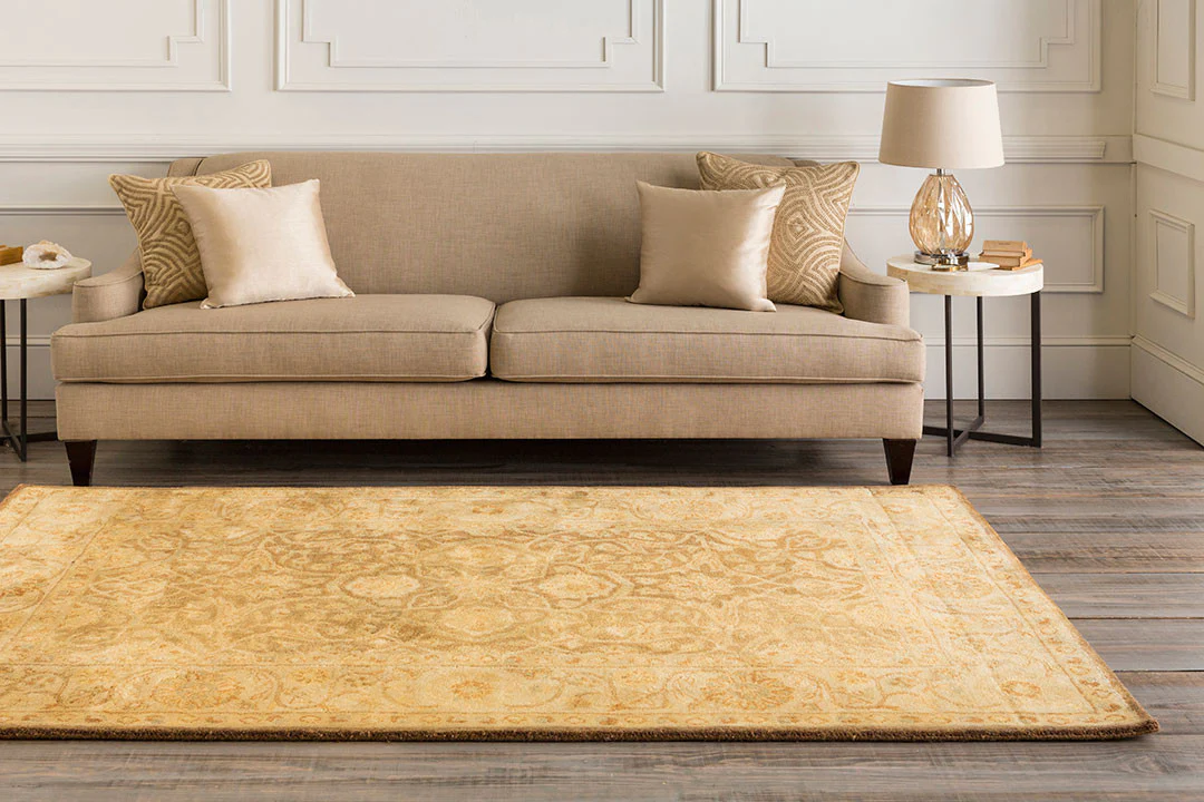 Vintage Mocha/Beige Area Rug - Image 4