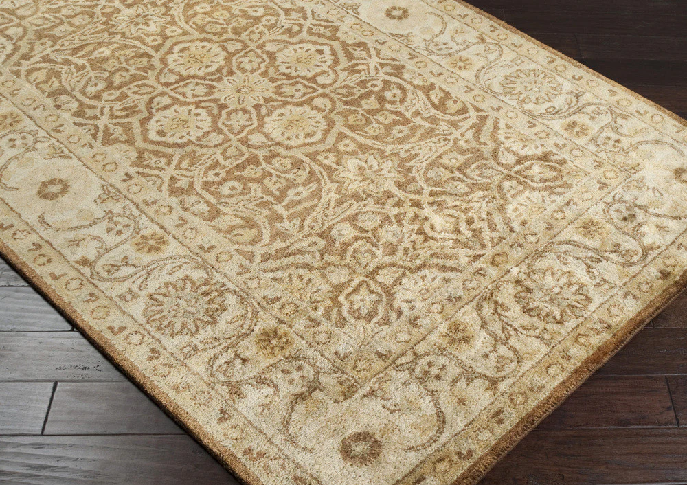 Vintage Mocha/Beige Area Rug - Image 5