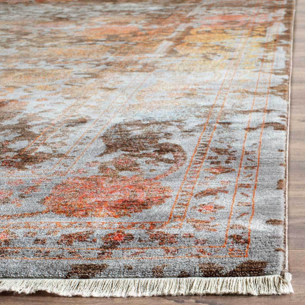 Vintage Persian Abrash Brown/Multi Area Rug - Image 4
