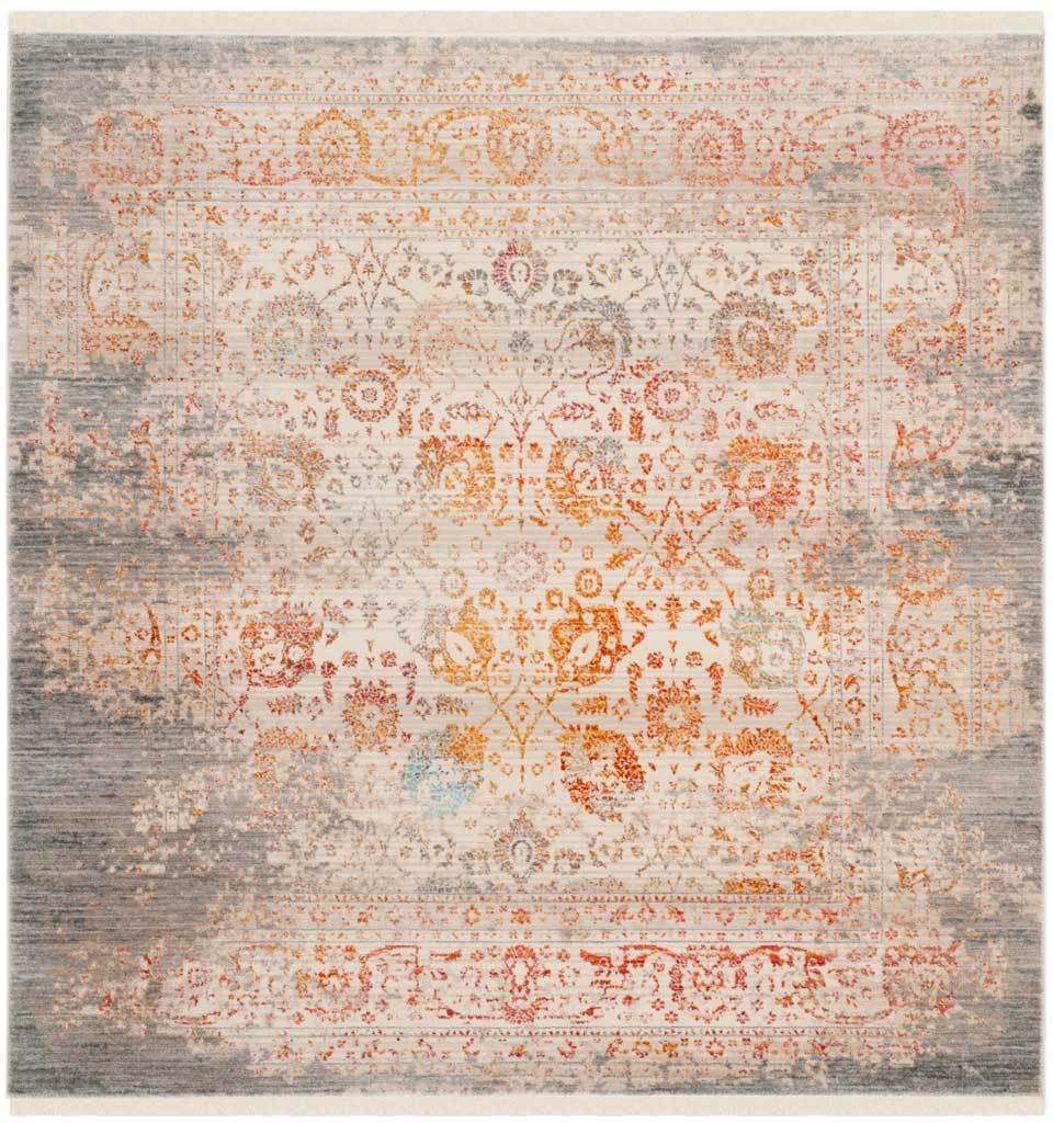 Vintage Persian Abrash Gray/Multi Area Rug - Image 3
