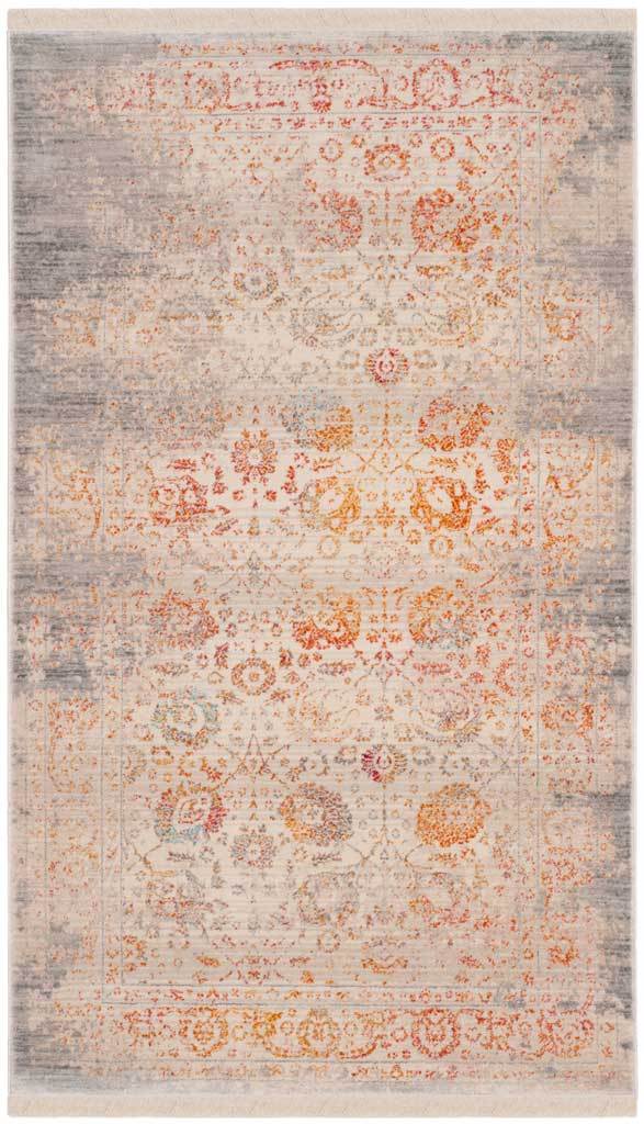 Vintage Persian Abrash Gray/Multi Area Rug - Image 4