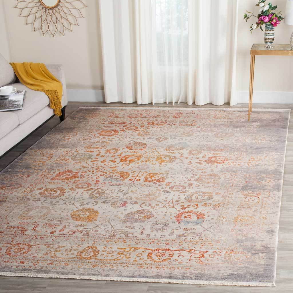 Vintage Persian Abrash Gray/Multi Area Rug - Image 7