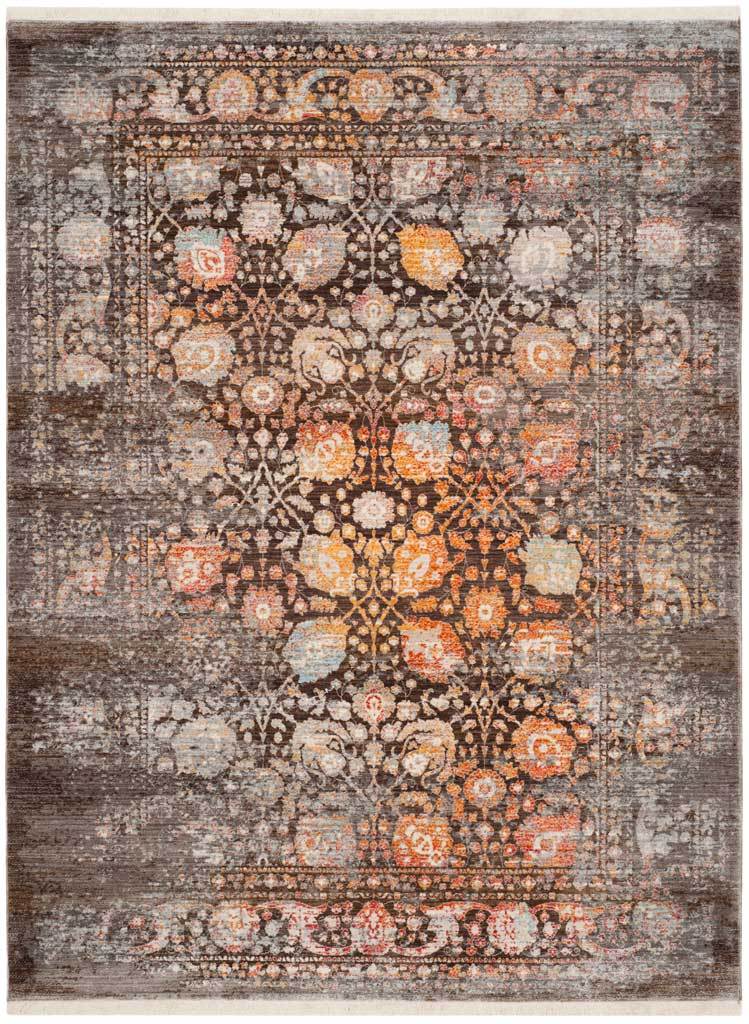 Vintage Persian Autumn Brown/Multi Area Rug - Image 2