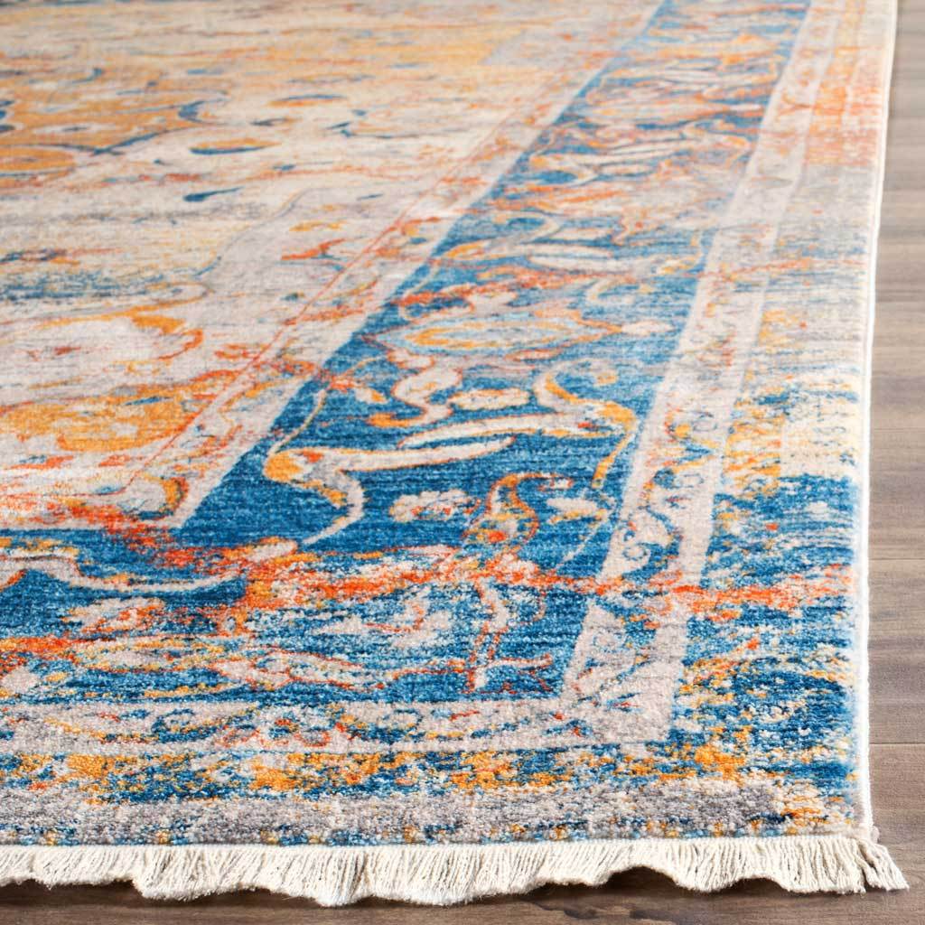 Vintage Persian Blue/Multi Area Rug - Image 4