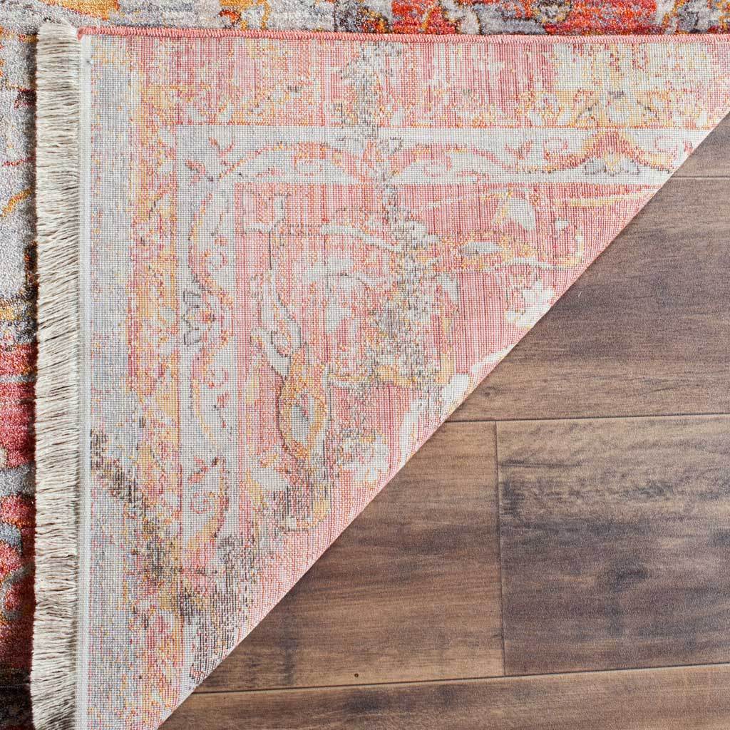 Vintage Persian Saffron/Cream Area Rug - Image 5