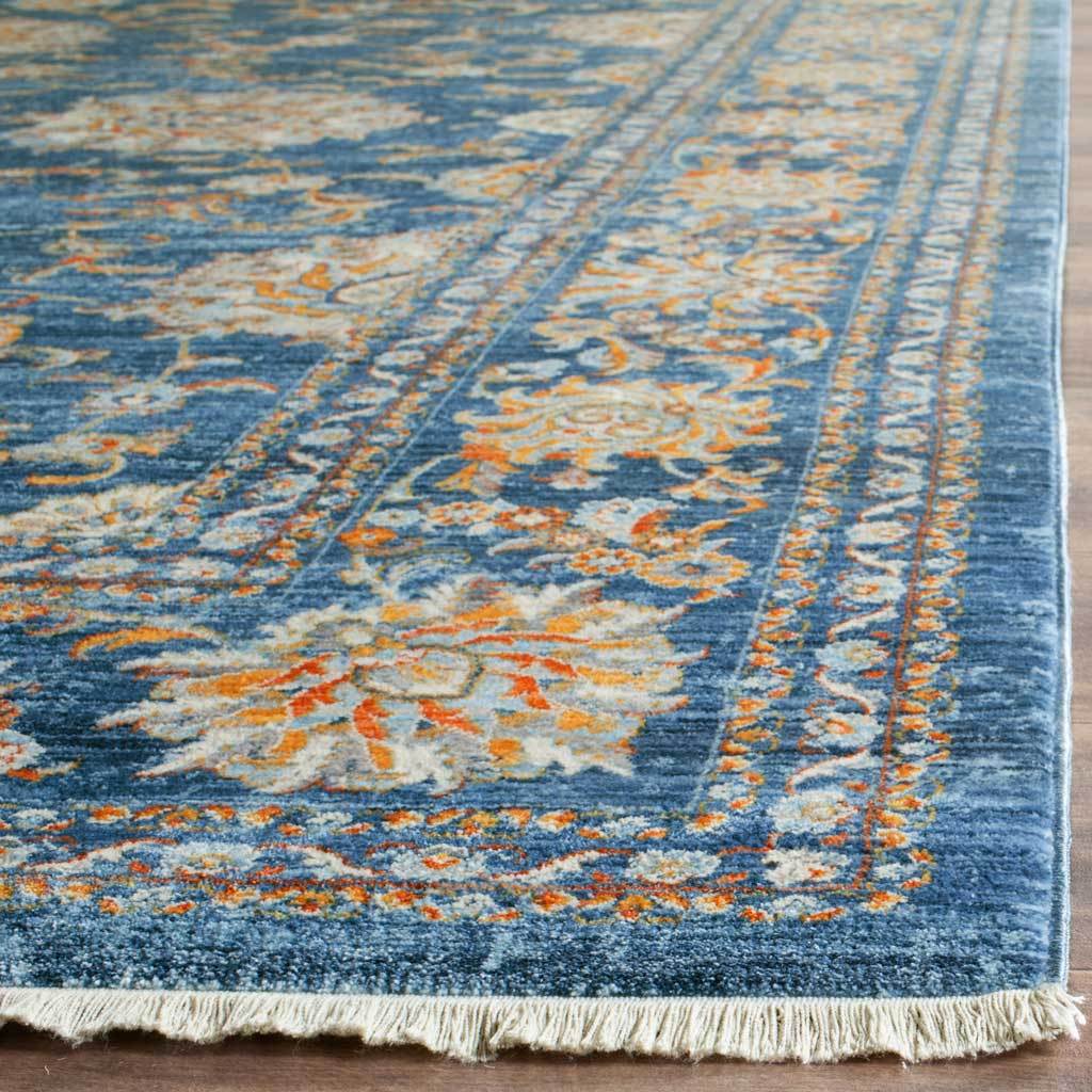 Vintage Persian Turquoise/Multi Area Rug - Image 3