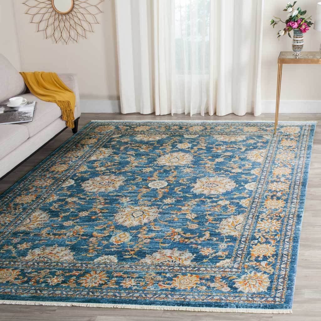 Vintage Persian Turquoise/Multi Area Rug - Image 5