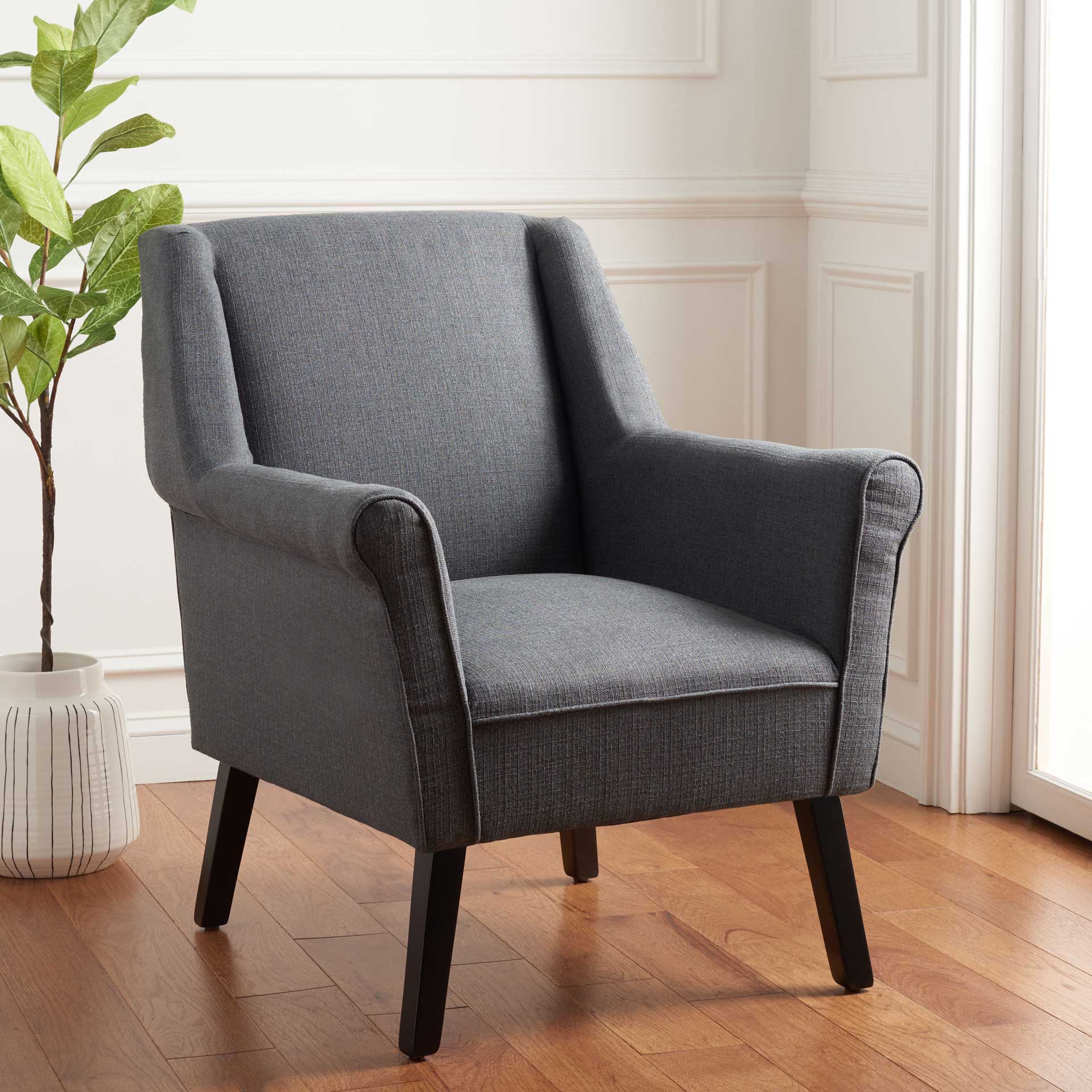 Viola Accent Chair Dark Gray - Image 4