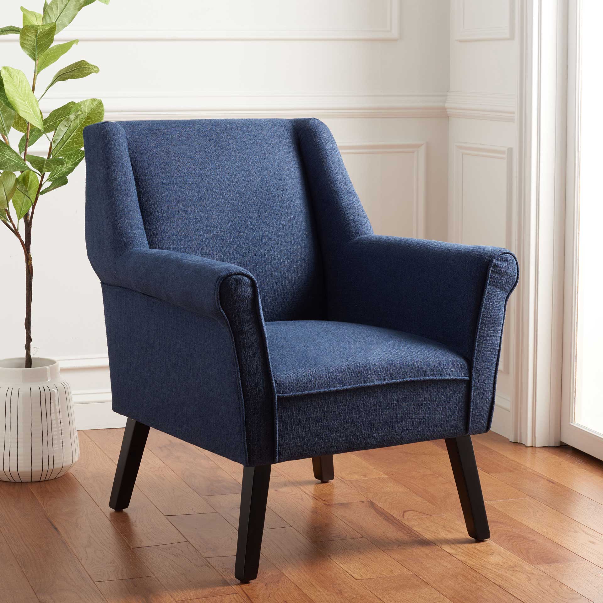 Viola Accent Chair Navy - Image 4