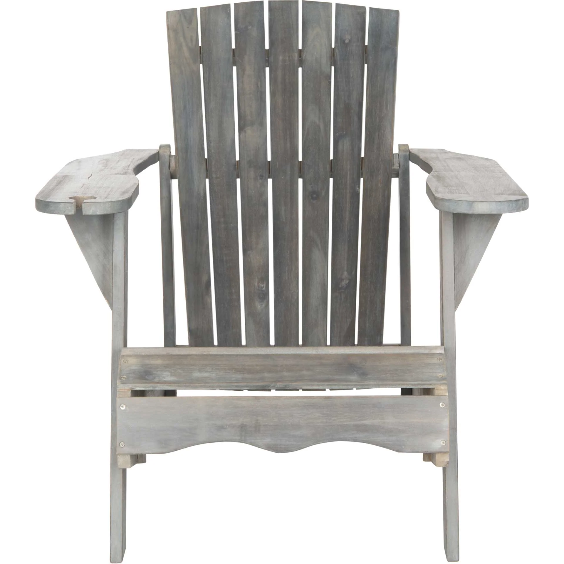Violetta Wine Glass Holder Adirondack Chair Ash Gray - Image 2