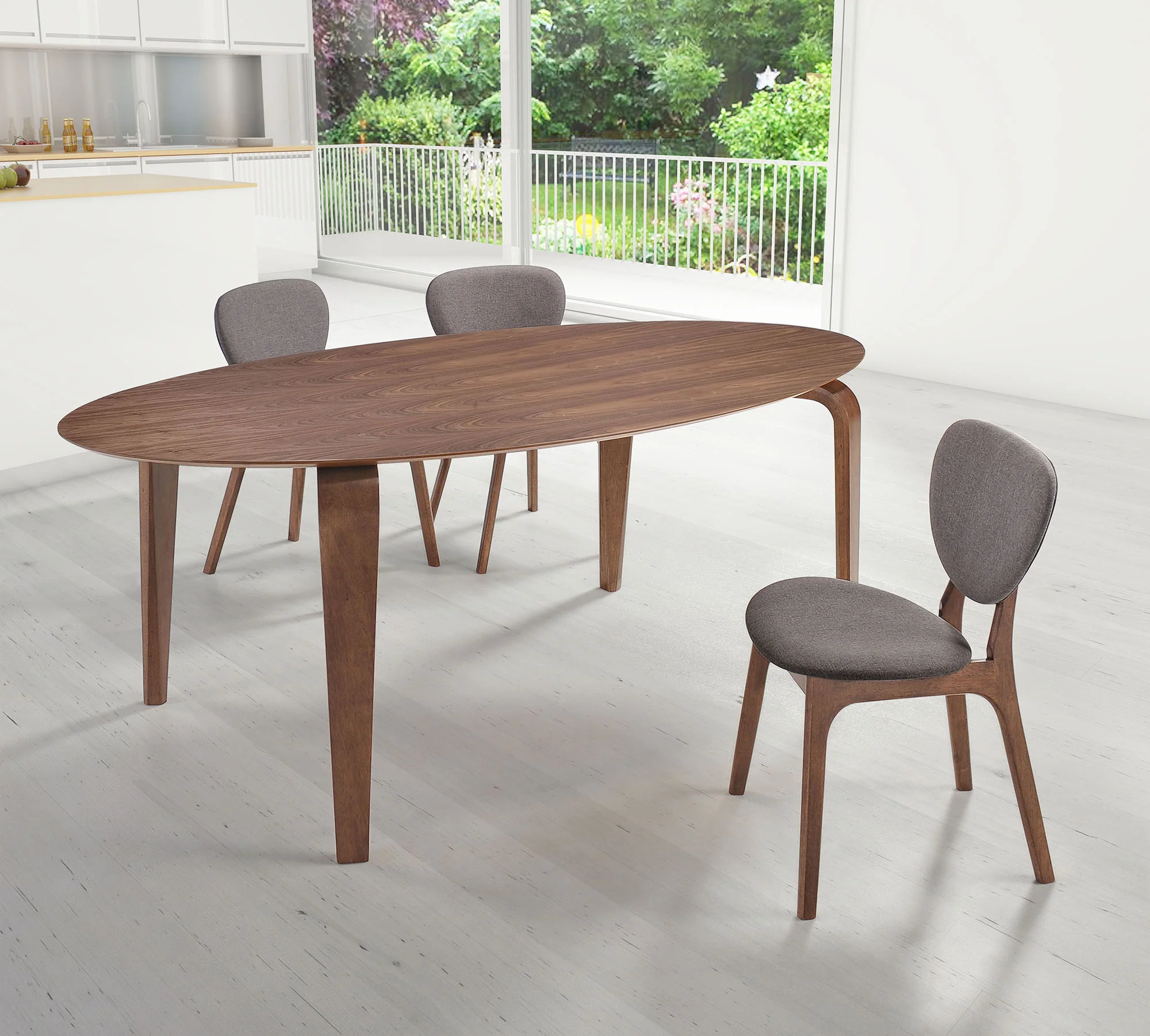 Virginia Gardens Dining Table Walnut - Image 4
