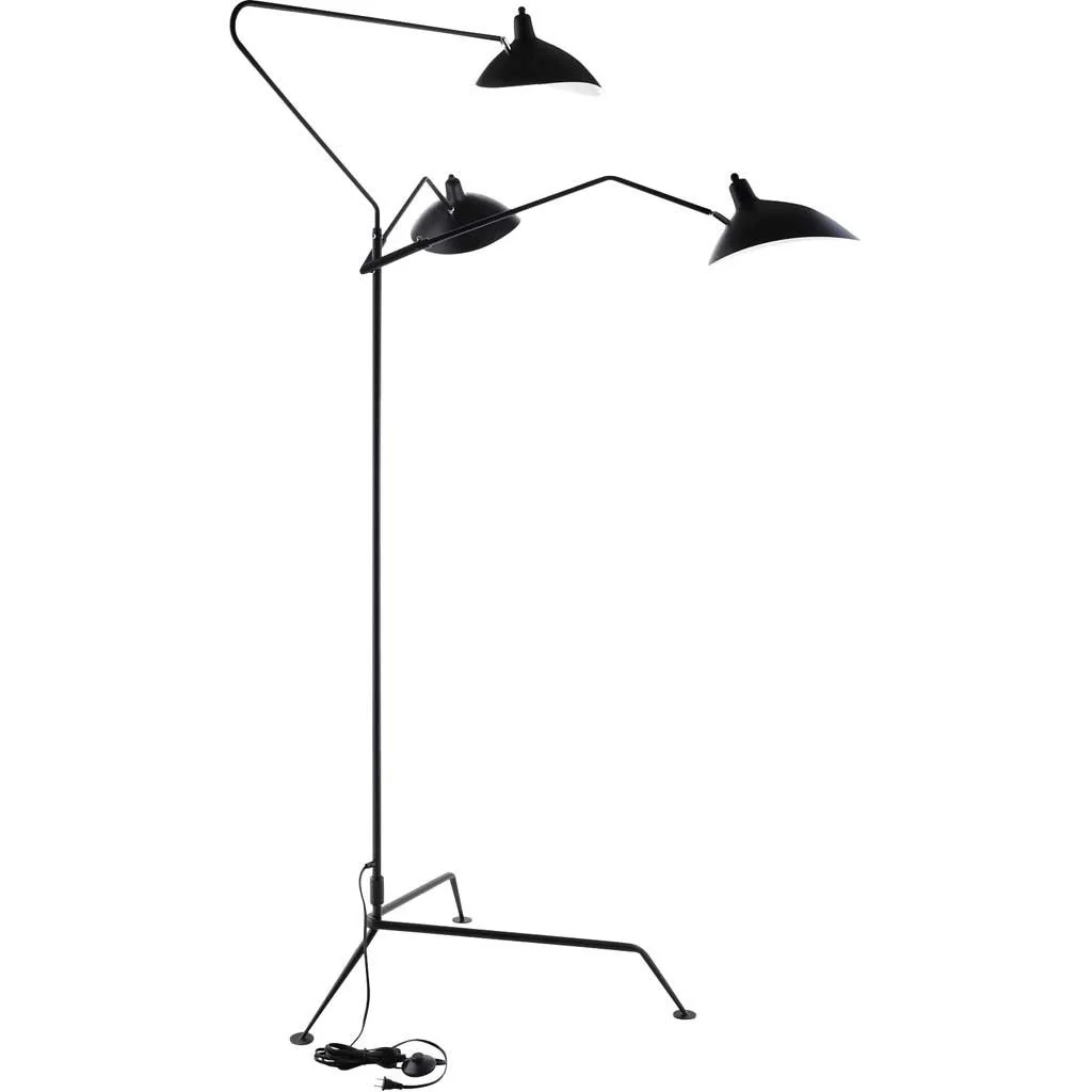 Vision Stainless Steel Floor Lamp Black - Image 3