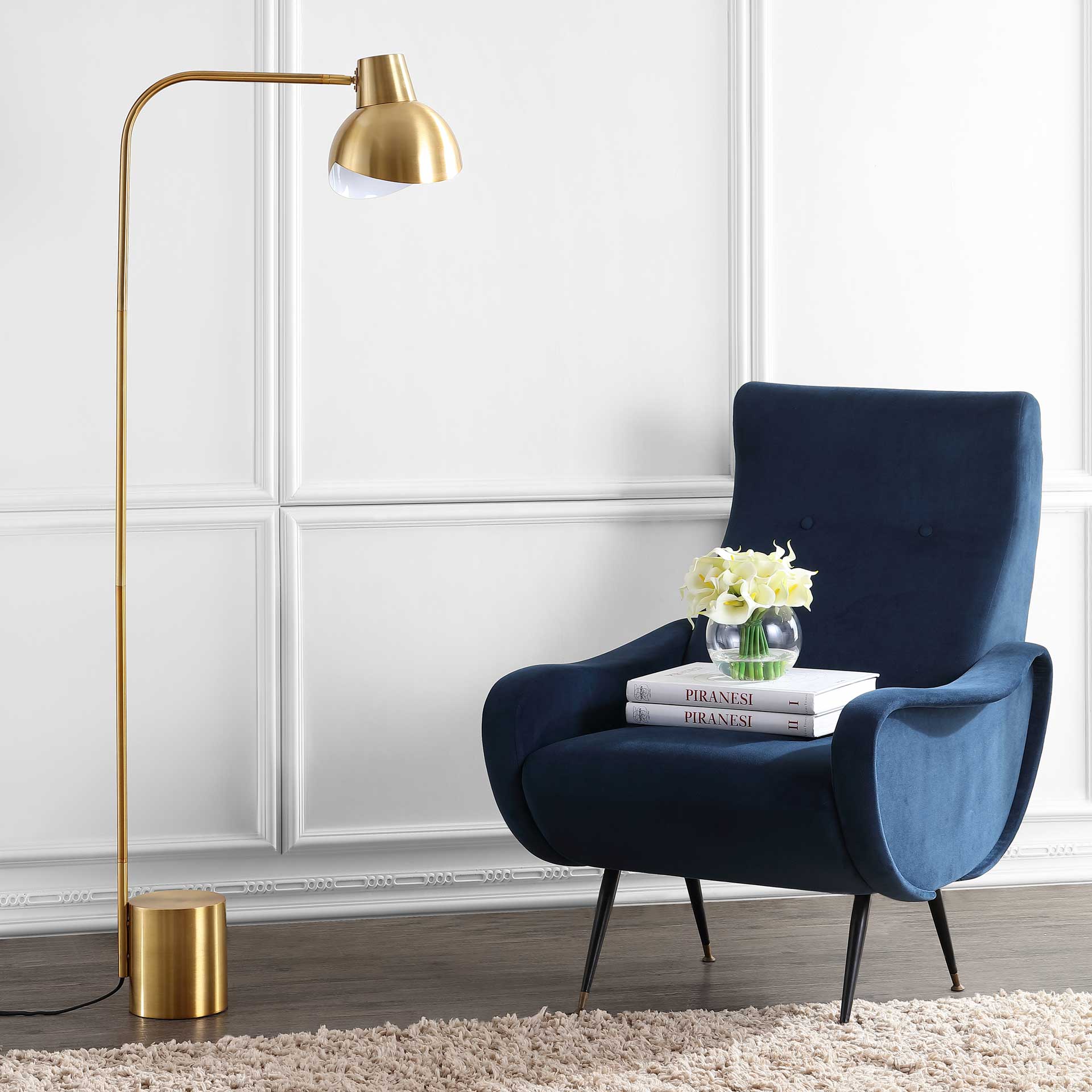 Vivify Floor Lamp Brass Gold - Image 3