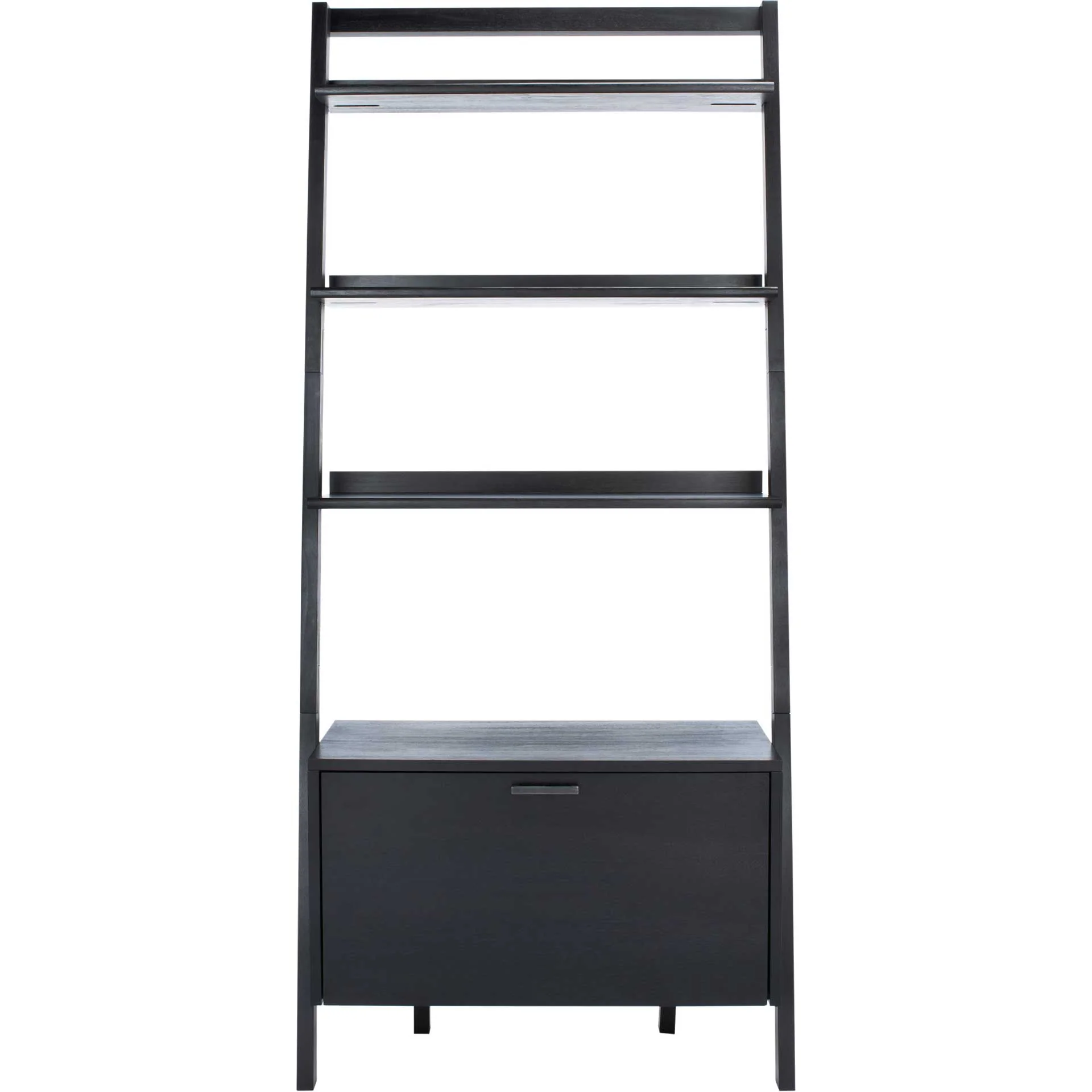 Vladan 3 Shelf 1 Door Etagere Black - Image 2