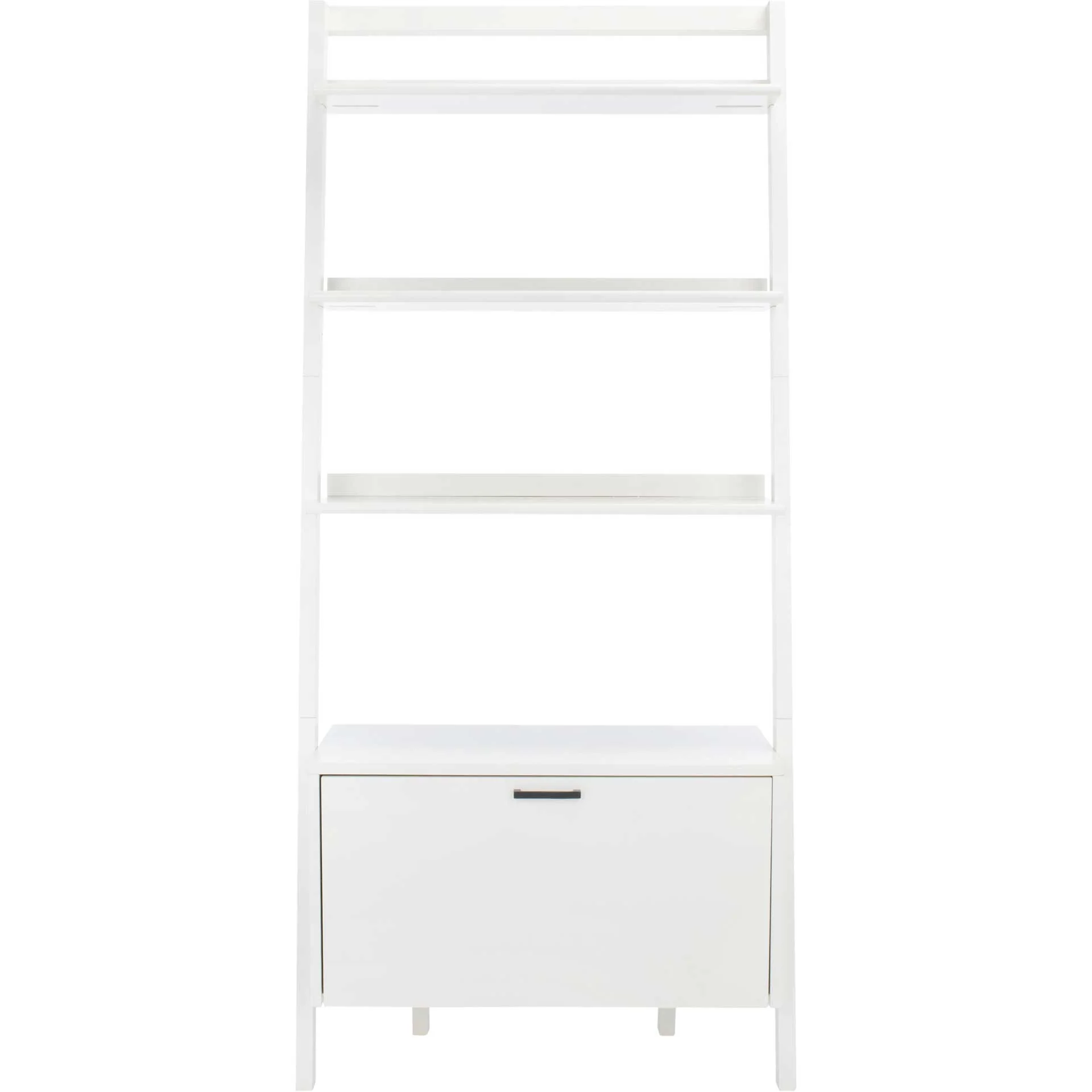 Vladan 3 Shelf 1 Door Etagere White - Image 2