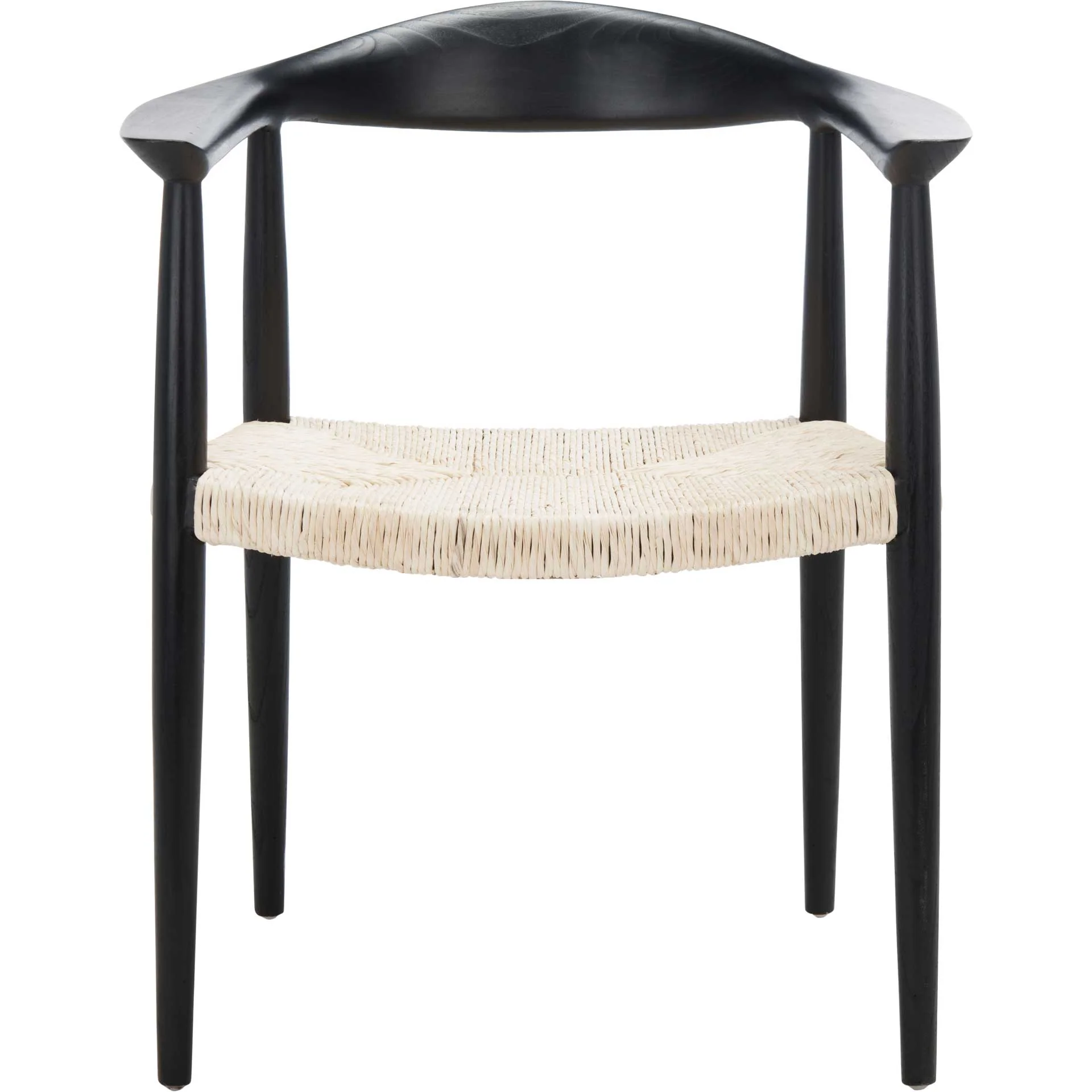 Vogel Accent Chair Black/Natural - Image 2