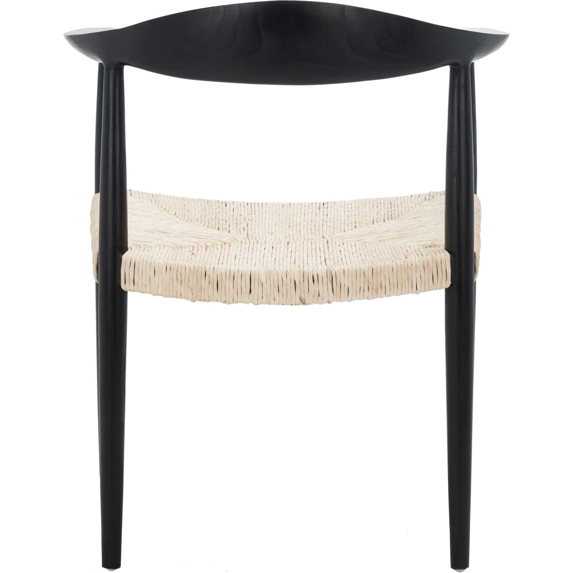 Vogel Accent Chair Black/Natural - Image 3