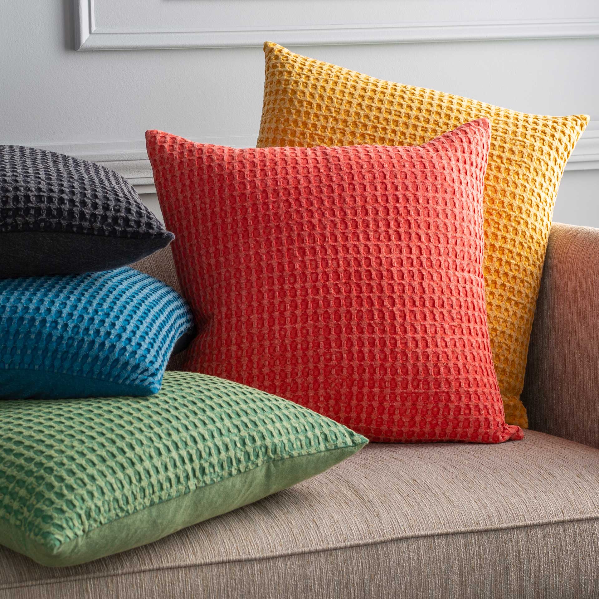 Wade Pillow Bright Blue - Image 3