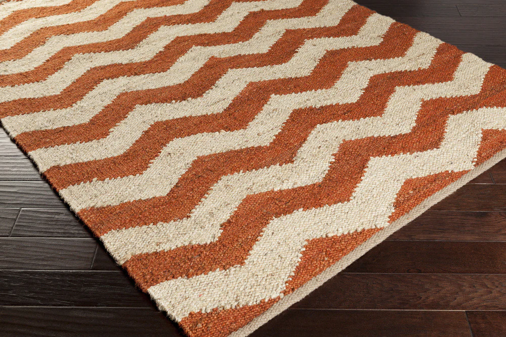 Wade Rust/Beige Area Rug - Image 2
