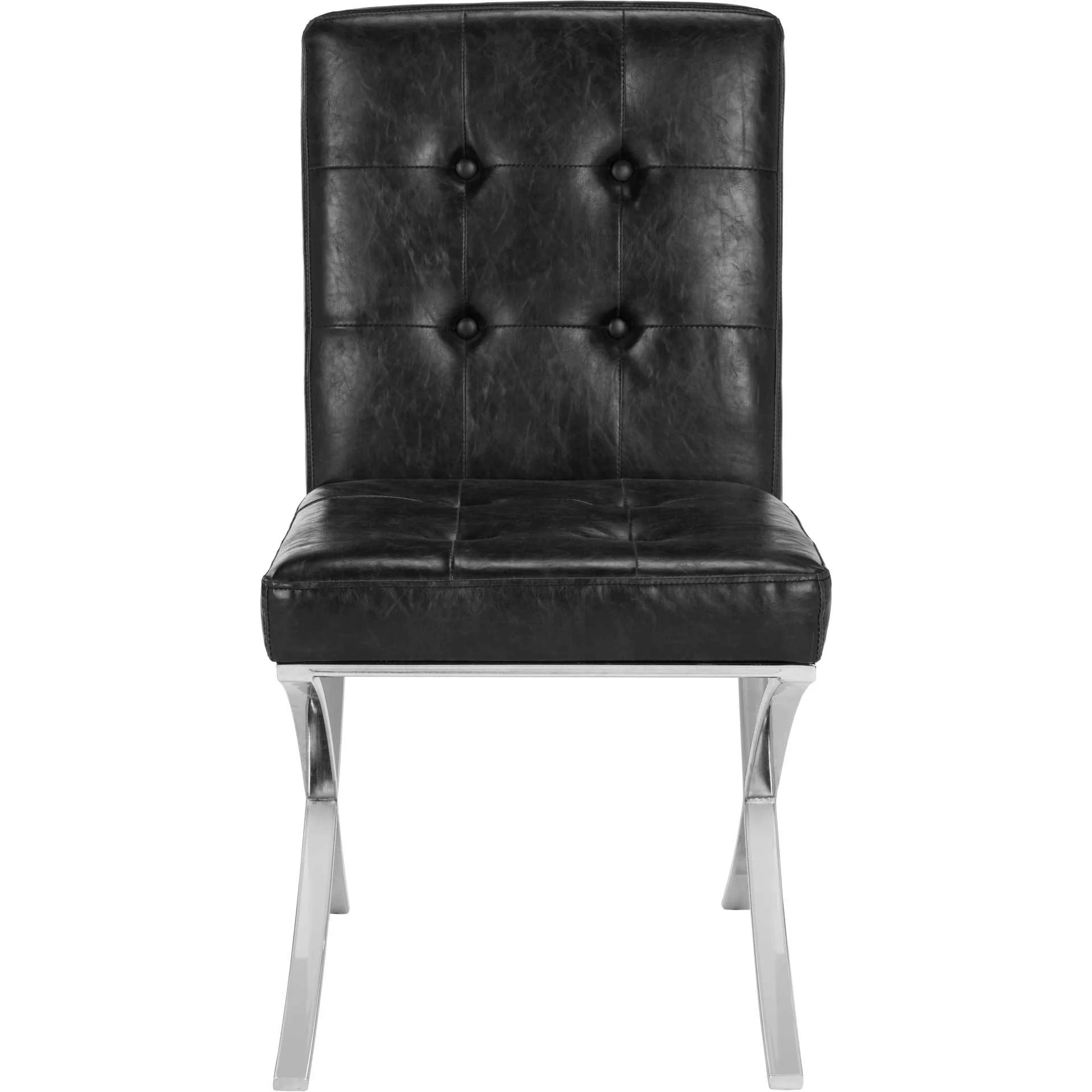 Wade Tufted Side Chair Black - Image 2