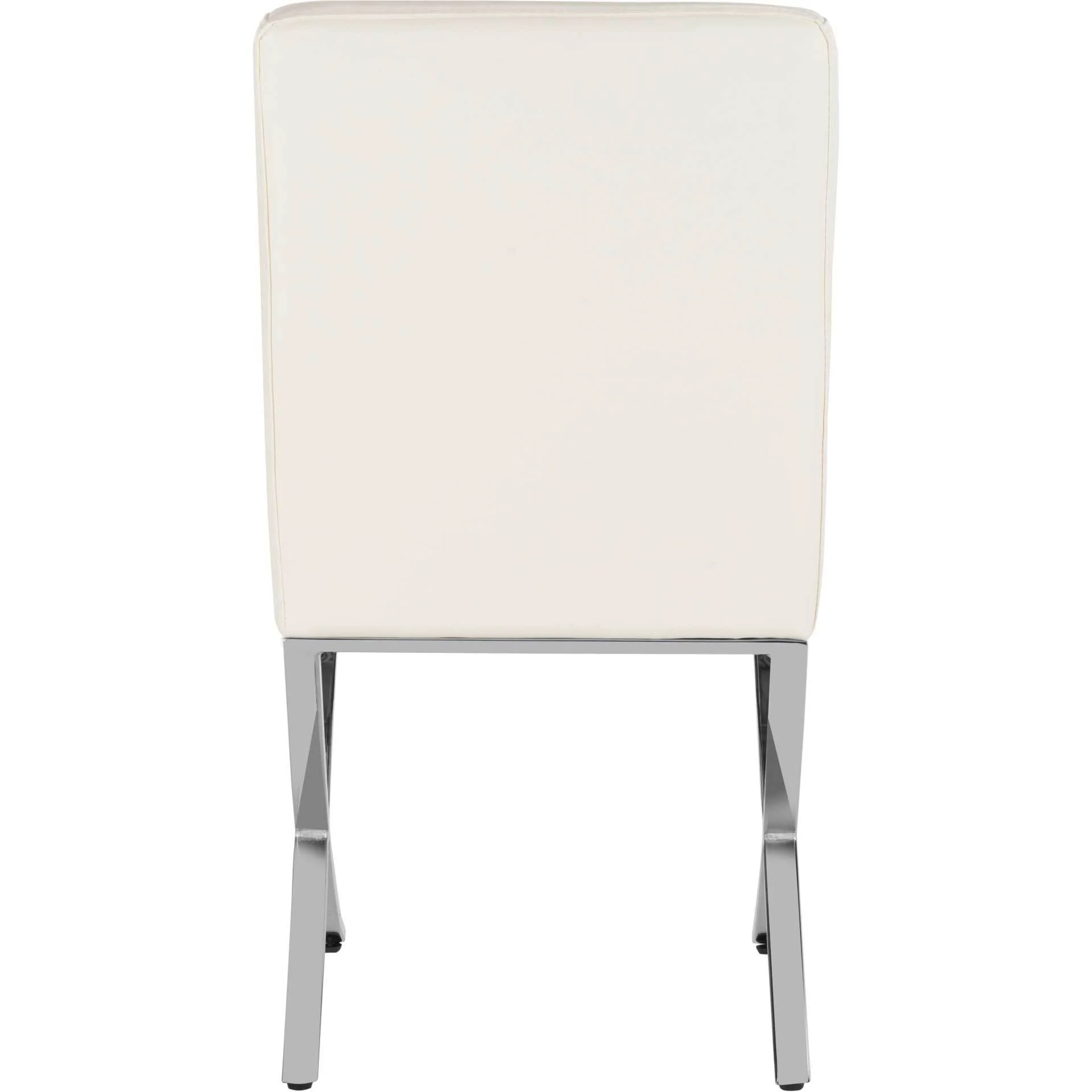 Wade Tufted Side Chair White - Image 4