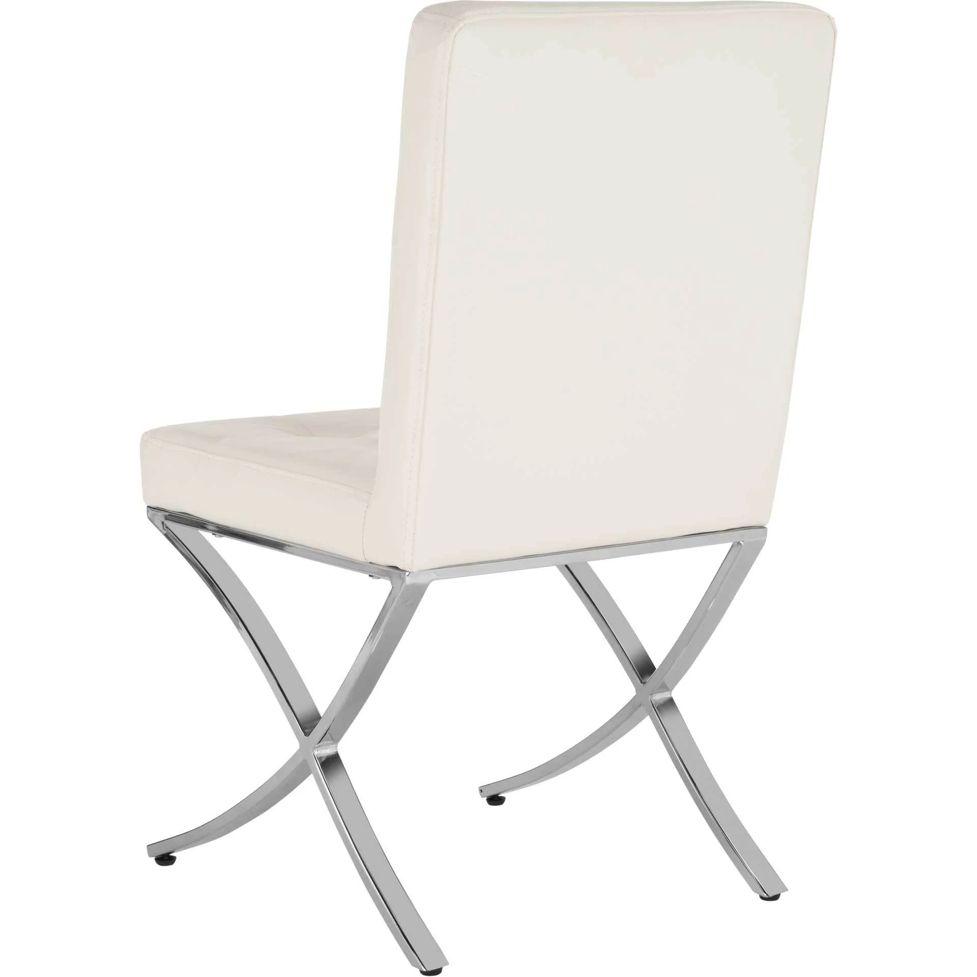 Wade Tufted Side Chair White - Image 5