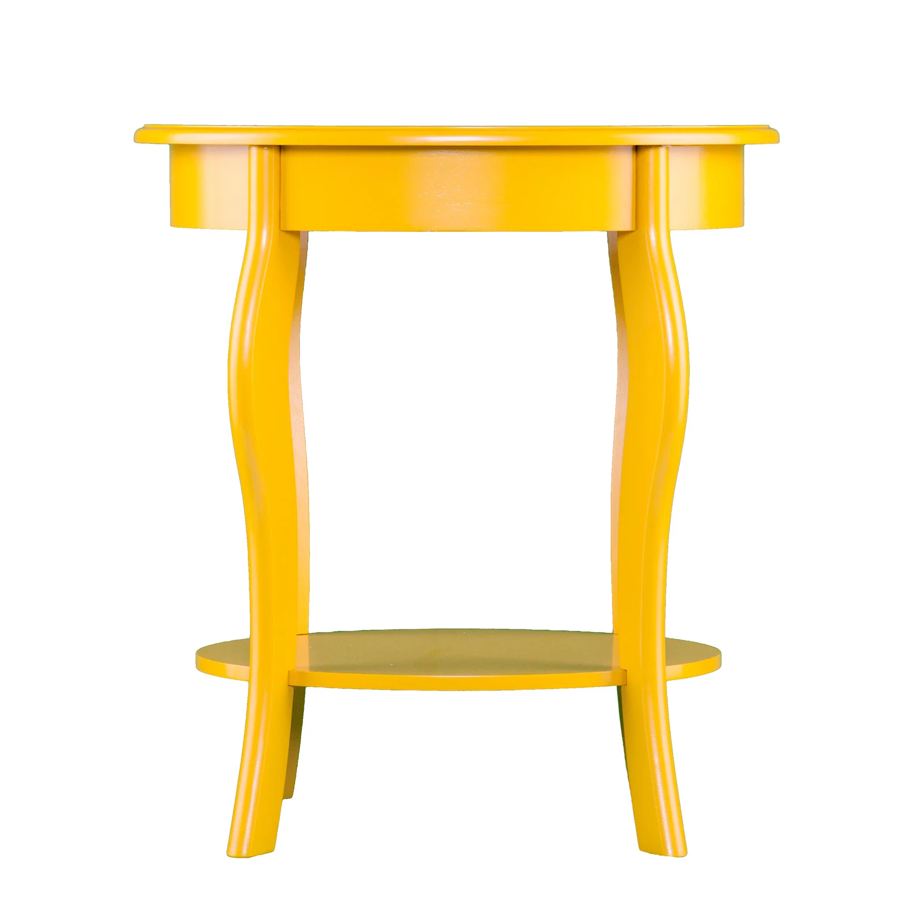 Wafra Oval Accent Table Yellow - Image 2
