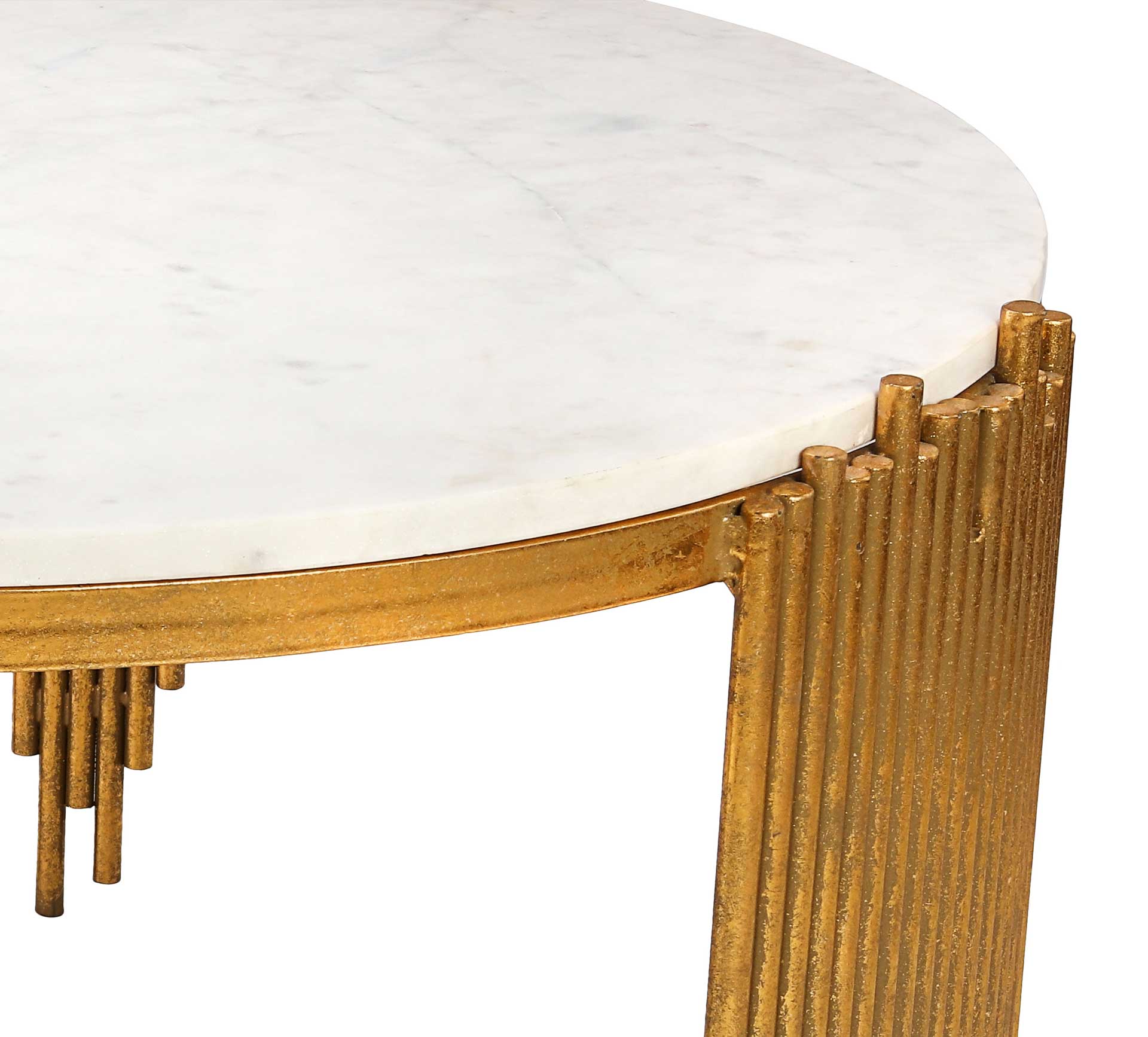 Walai Marble Coffee Table White - Image 3