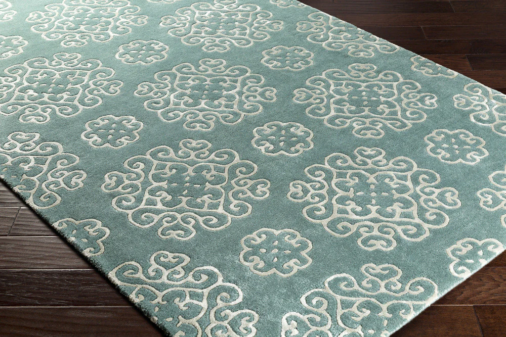 Waldorf Taupe/Teal Area Rug - Image 2