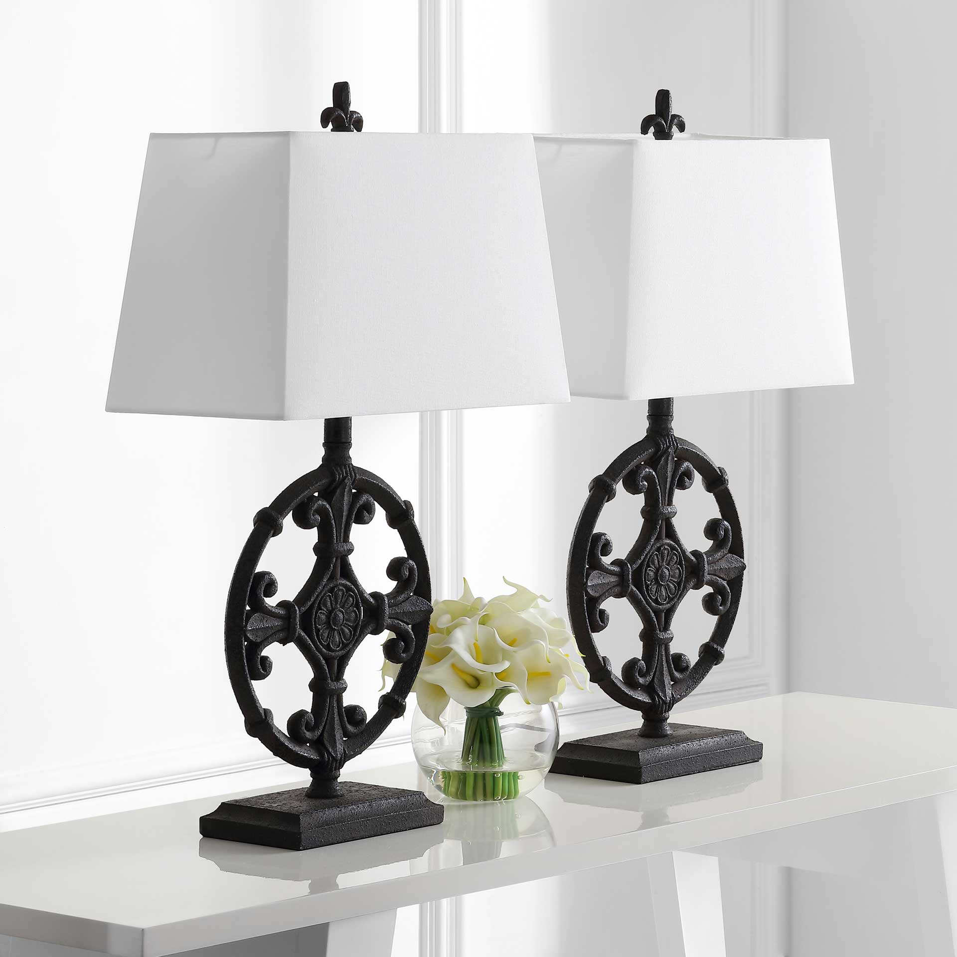 Walker Table Lamp Iron (Set of 2) - Image 3
