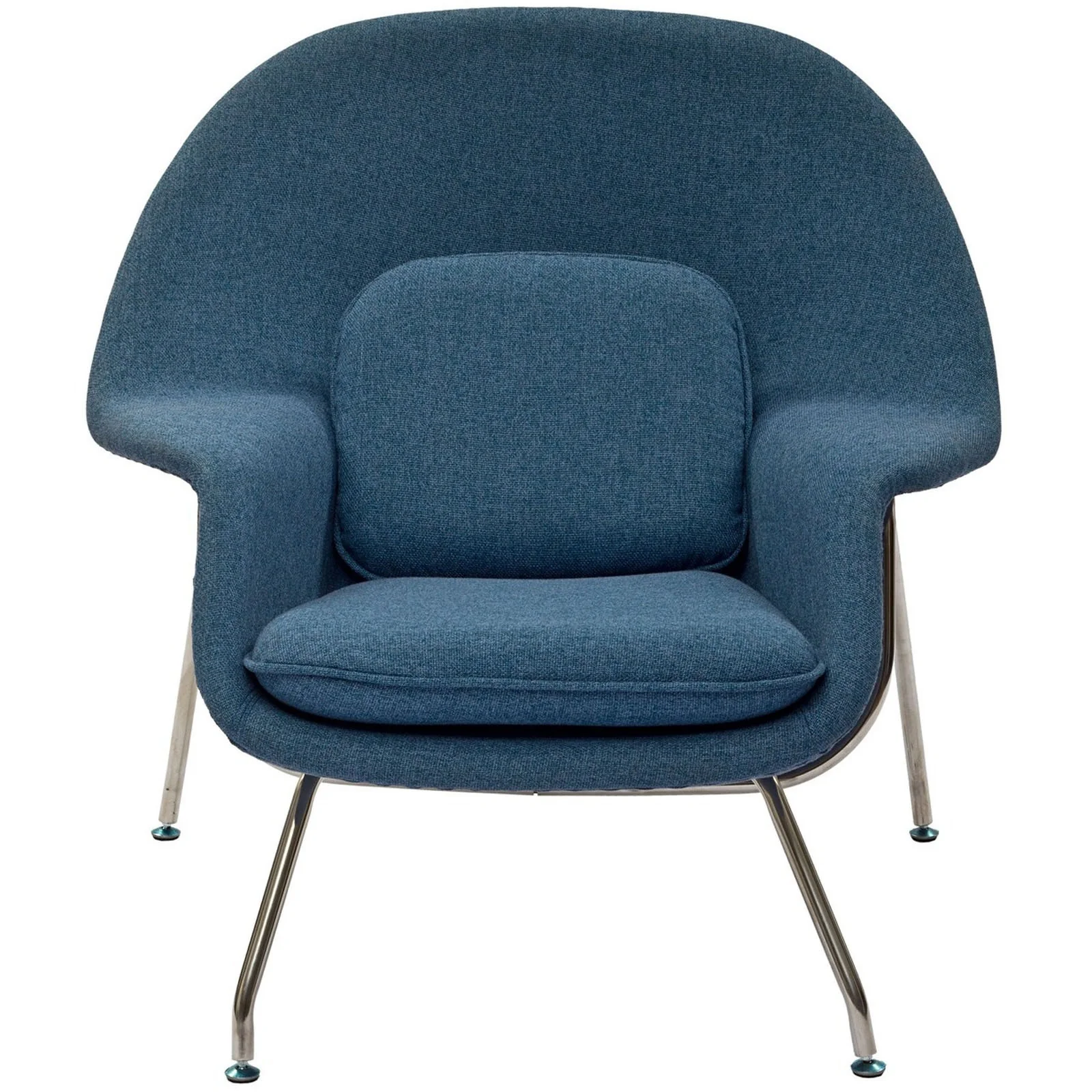 Wander Lounge Chair Blue Tweed - Image 2