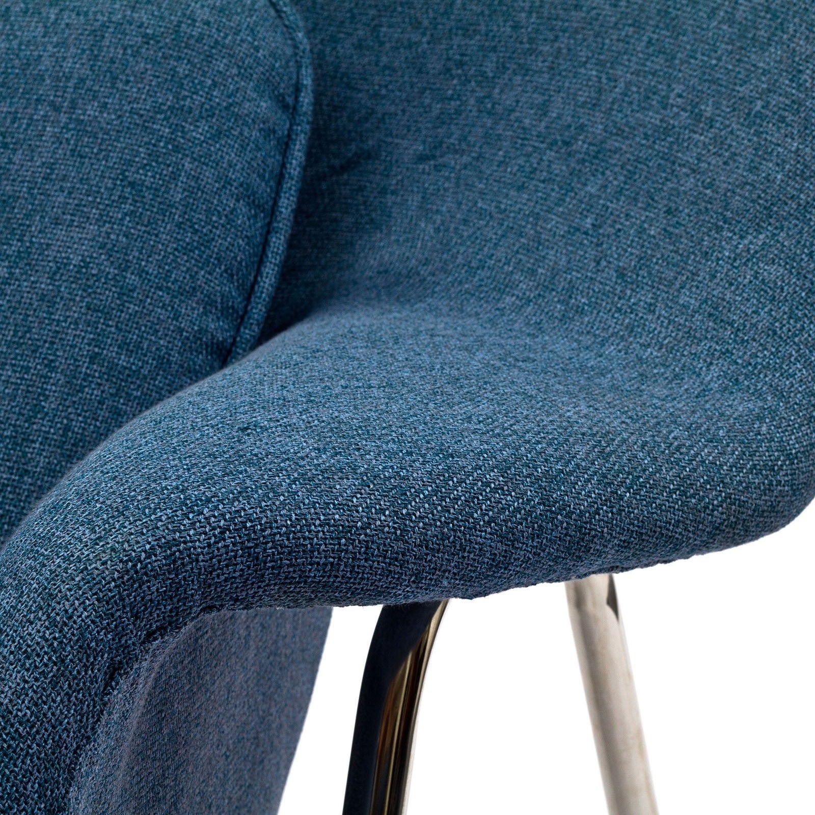 Wander Lounge Chair Blue Tweed - Image 4