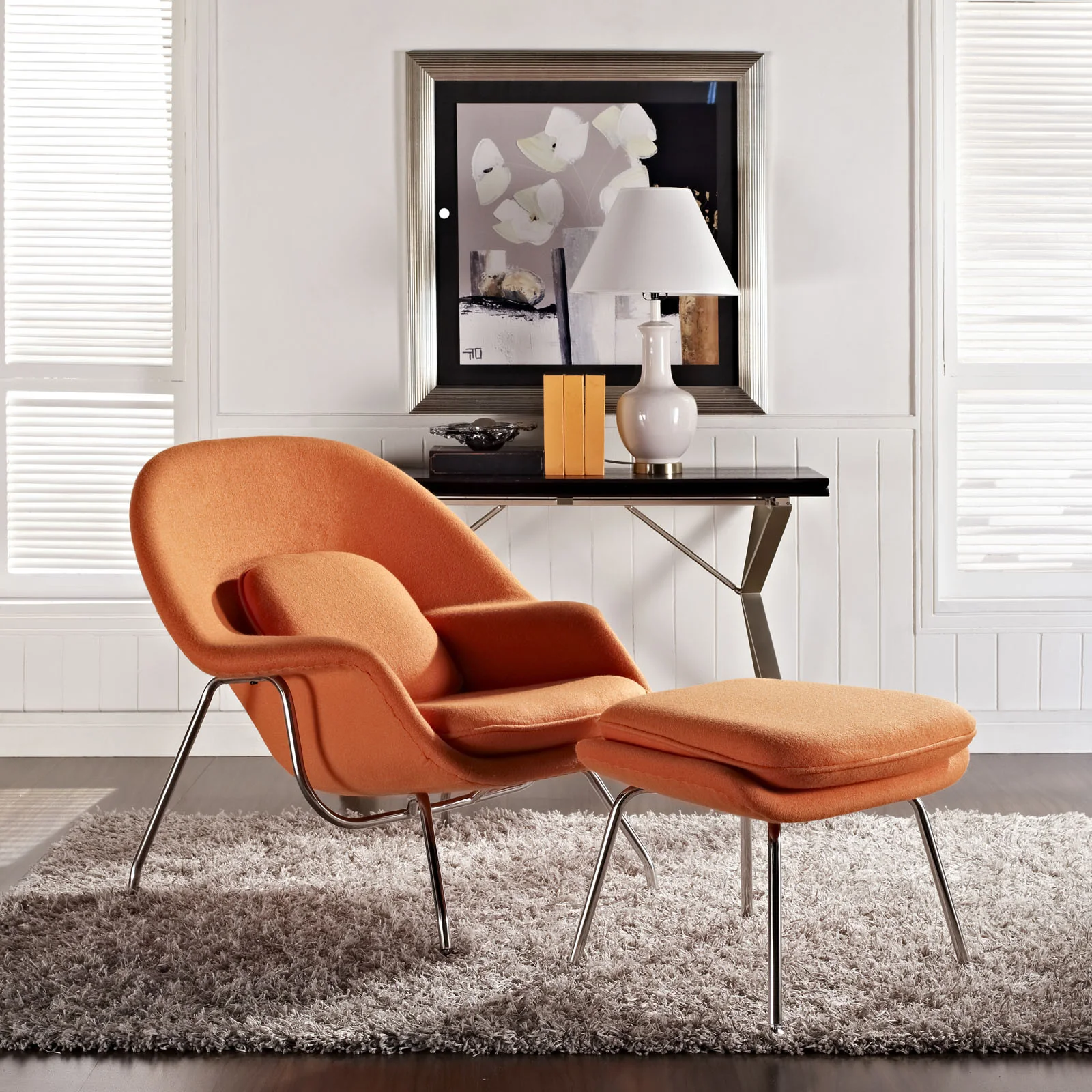 Wander Lounge Chair Orange - Image 4