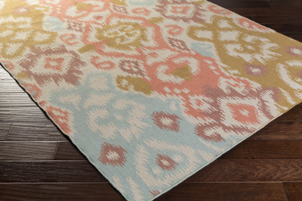Wanderer Coral/Mocha/Slate Area Rug - Image 2