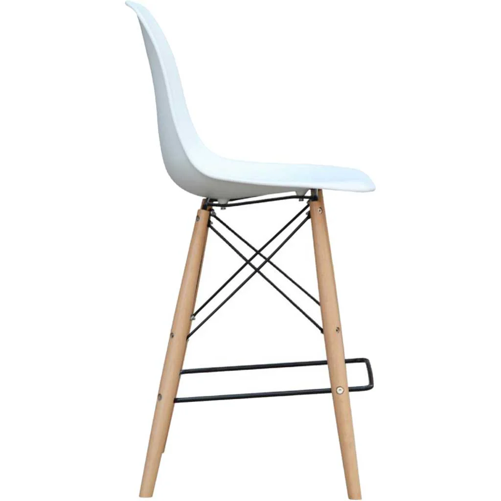 Warren Bar Chair White - Image 2