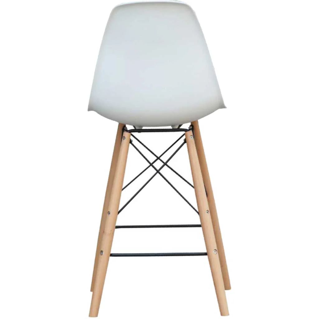 Warren Bar Chair White - Image 3